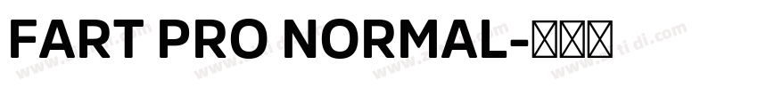 FART PRO NORMAL字体转换